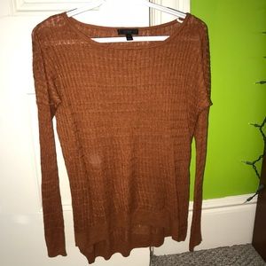 brown J. Crew sweater